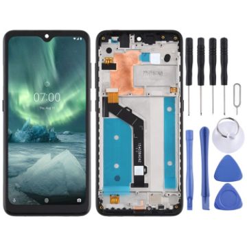 Nokia 7.2 TA-1196 TFT LCD Screen Digitizer (Black) - 1
