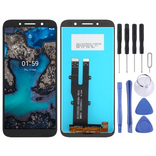 LCD Screen and Digitizer Assembly for Nokia C1 Plus TA-1312 - Black - 1