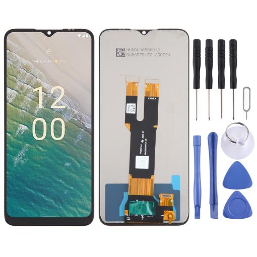 Nokia C32 OEM LCD Screen with Digitizer Assembly - 1