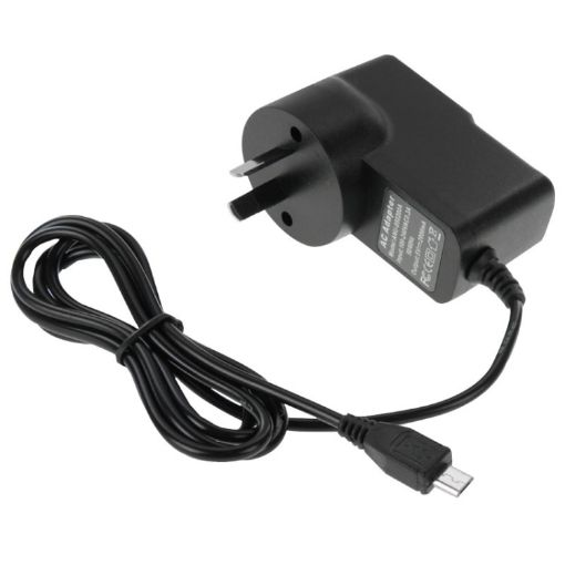 Micro USB Charger for Tablet PC/Mobile Phone, DC 5V/2A - AU Plug - 1