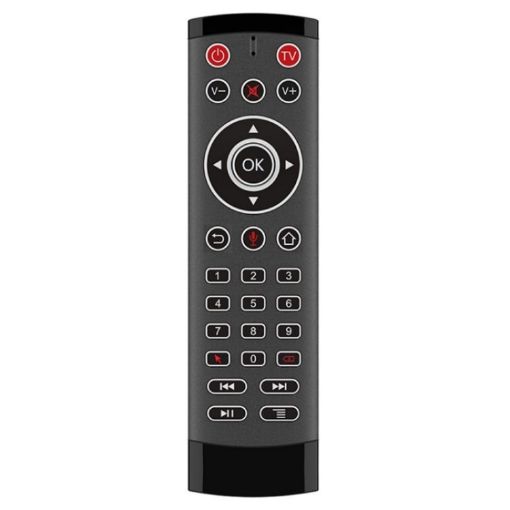 T1-PRO-TV Android TV Box with Microphone and Air Mouse Smart Remote - 1