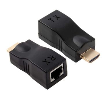 HDMI to RJ45 Extender Adapter - 30m Transmission Distance - 1