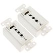 HDMI Cat5e/6 Wall Plate Extender - 50m - EU Plug - White - 1