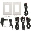 HDMI Cat5e/6 Wall Plate Extender - 50m - EU Plug - White - 8