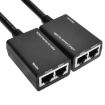 HDMI Extender by Cat5e/6 LAN Cable 30M/1080P - Black - 3