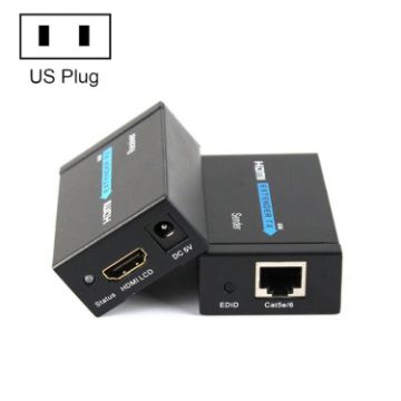 HDY-60 HDMI to RJ45 60m Extender Single Network Cable Amplifier - 1