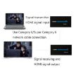 HDY-60 HDMI to RJ45 60m Extender Single Network Cable - AU Plug - 6