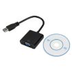 USB3.0 to VGA Converter Cable - 1080P Resolution (Black) - 4