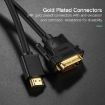 UGREEN DVI to HDMI Cable 1m - 2K HD - Male to Male - 3