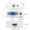 HOWEI HW-2107 HD 1080P Mini VGA to HDMI Scaler Box Audio Video Digital Converter - 5