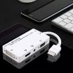 Cabledeconn D0407 HDMI VGA DVI Cable - White - 5