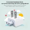UK Plug Travel Power Adapter Charger - White - 3