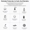 5V/1A USB Charger Adapter for iPhone, Galaxy, Huawei - White - 4