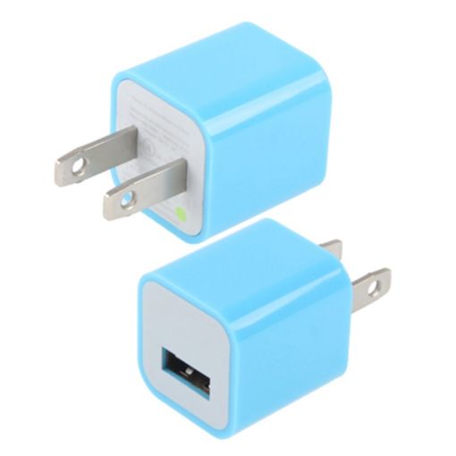 Blue US Plug USB Charger - Fast Charging - Google Shopping - 1