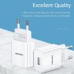 USAMS US-CC075 T18 2.1A Single USB Travel Charger EU Plug White - 6