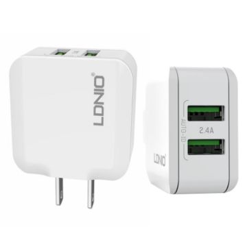 LDNIO A2201 Dual USB Charger with Micro Data Cable - 1