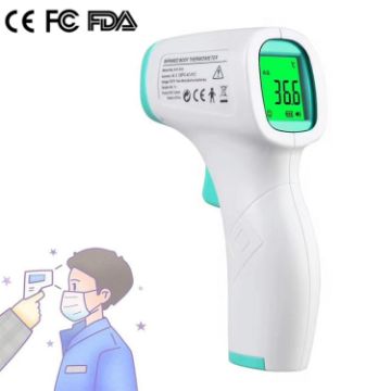 LCD Digital Thermometer Infrared Forehead Body Thermometer Baby Adult - 1