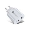 40W Dual Port PD USB-C Fast Charger for iPhone/iPad - EU Plug - 1