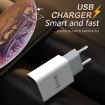 IVON AD-33 Travel Charger + 1m USB Data Cable Set EU Plug - 3