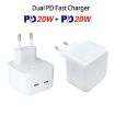 SDC-40W Dual PD USB-C Charger for iPhone/iPad, EU Plug - 2