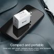 IVON AD48 18W PD Fast Charger + USB-C to 8 Pin Data Cable Set - 7
