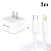 SDC-40W Dual PD USB-C Charger with 2m Cable - 1