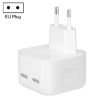 PD 50W Dual USB-C/Type-C Ports Charger (EU Plug) - Fast Charging - 1