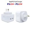 SDC-40W Dual PD USB-C Charger with 2m Type-C to 8 Pin Cable - 3