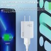 WK WP-U140 33W Power Series USB+USB-C Fast Charger - UK Plug (White) - 4