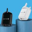PD04 PD20W Type-C + QC18W USB Mobile Phone Charger, UK Plug - 3