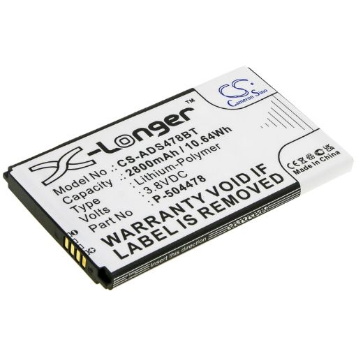 ADT Command Secondary Color Touchs Battery (P/N P-504478) - 1