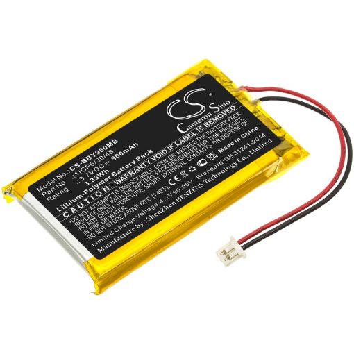 Sanitas SBY 98 Battery (p/n 1ICP6/30/48) Replacement - 1