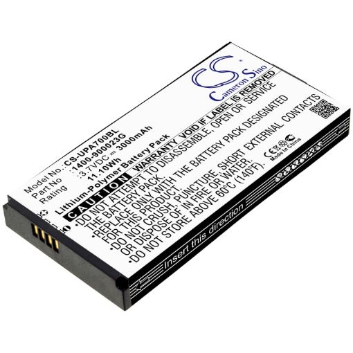 Unitech PA720 PA700 Battery (p/n 1400-900023G 1400-900033G) - 1