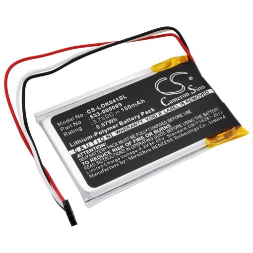 Logitech Keys-To-Go ik1041 Battery 533-000099 AHB222535PJT - 1