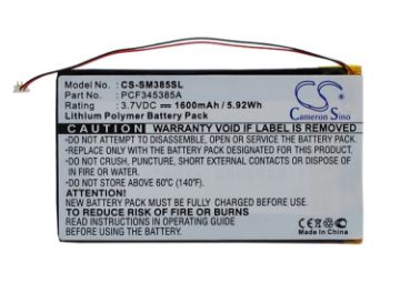 Battery for Samsung YP106G Y910 Napster MP3 Player PCF345385A - 1