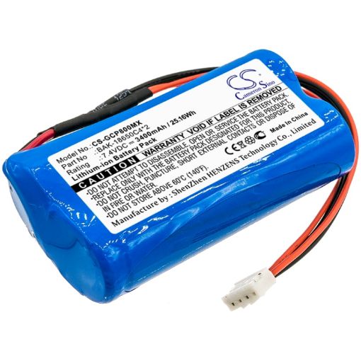 Battery for G-Care SP-800 (p/n BAK-18650C4*2) Replacement - 1