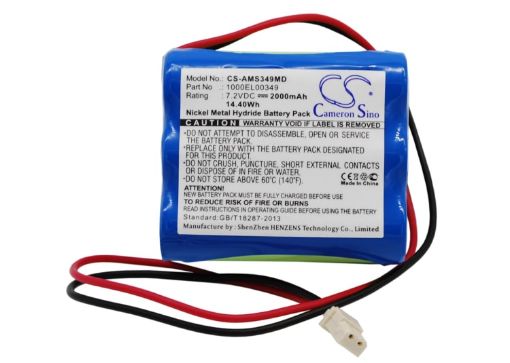 Battery for Alaris Asena GW Infusion Pump (p/n 1000EL00349) - 1
