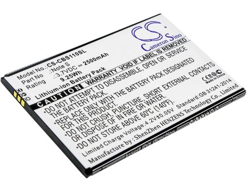 Cubot Note S Battery (p/n Note S) Replacement - 1