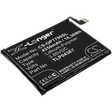 Battery for Alcatel T790Z/Y/W/S/H (TLp043E1/TLP043E7) - 1