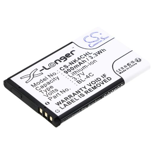 Battery for Nokia X2 C2-05 8208 7705 7270 6700 6300 6230 6103 BL-4C - 1
