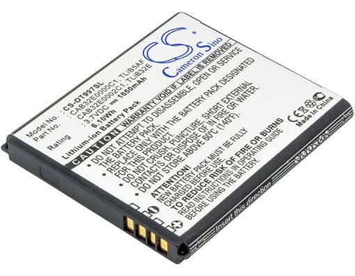 Battery for Tcl S800 S710 MW40VD MW40V MW40CJ J160 CAB32E0000C1 - 1