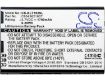 Blu Tank Li T192 Battery (p/n C654362190T) Replacement - 5
