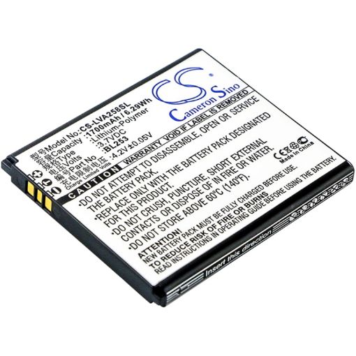 Motorola MBP855 MBP50 Battery (p/n BL253) Replacement - 1
