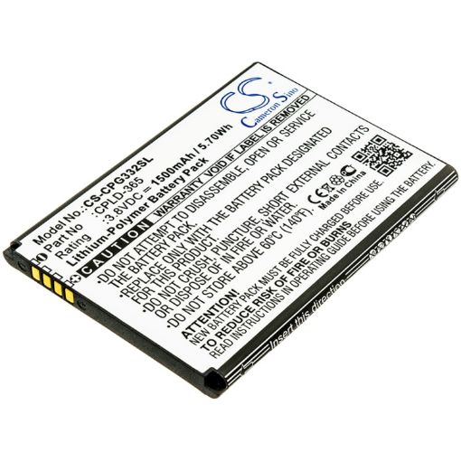 Coolpad Rogue 4G 3320A Battery (p/n CPLD-365) Replacement - 1