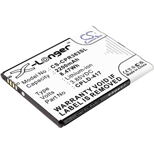 Coolpad Defiant BTR3635A Battery (p/n CPLD-417) Replacement - 1