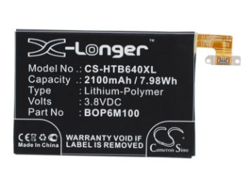 HTC One Remix Mini 2 M8 Mini M5 Battery 35H00216-00M B0P6M100 - 1