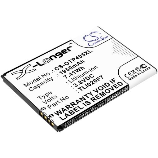 Alcatel OT-5045 Battery TLI020F7 for One Touch Pixi 4 5.0 - 1