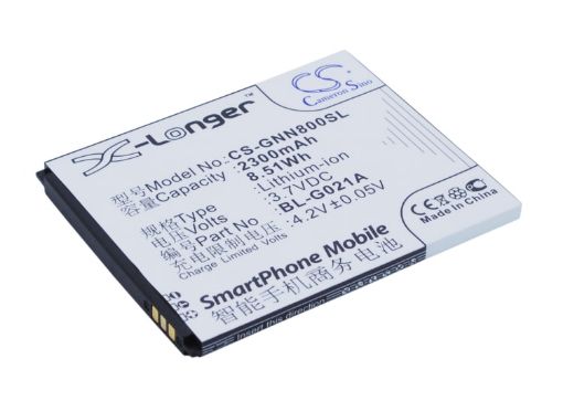 Gionee S214 GN878 GN800 GN708W GN708T Battery BL-G021A - 1
