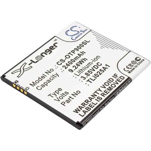 Alcatel OT-9001X/9001A Pixi 4 6.0 LTE Battery TLi025A1 - 1