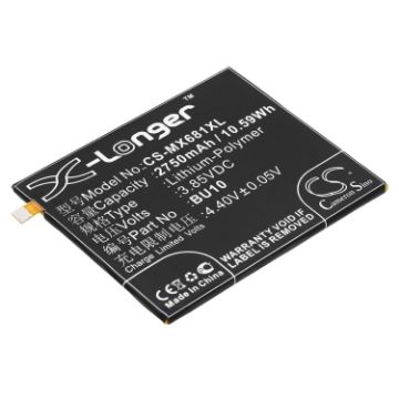 Battery for Meizu U680D U680A Meilan U10 Dual SIM (p/n BU10) - 1
